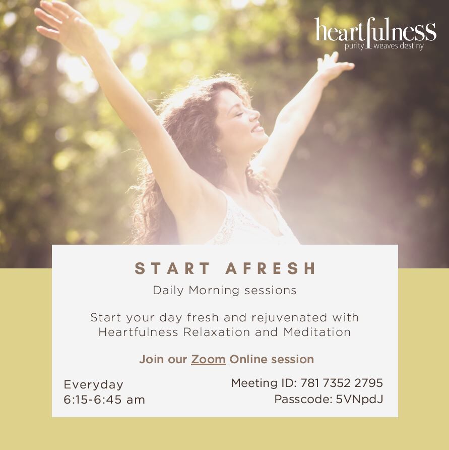 Heartfulness Meditation on Zoom
